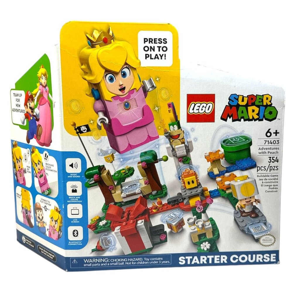 Lego Super Mario Adventures With Peach Starter Course 71403 354 Pieces Ages 6+